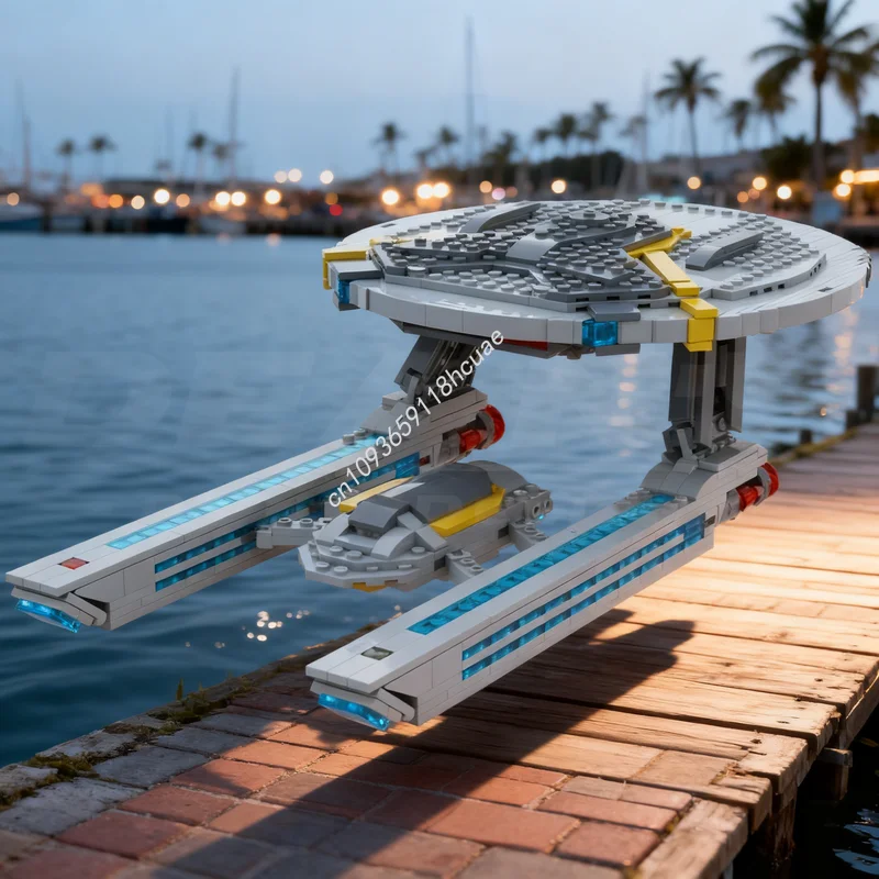 Kids Education Classes - 912-teiliges MOC California-Klasse Raumschiff Star Trek