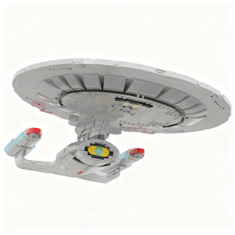 Kids Education Classes - 2298 Teile MOC Galaxy-Klasse Explorer Weltraum-Modell