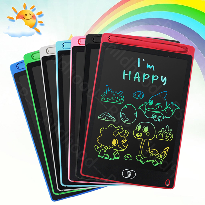 Kids Education Board - LCD-Schreibtablett für Kinder, 8,5 Zoll Farbiges