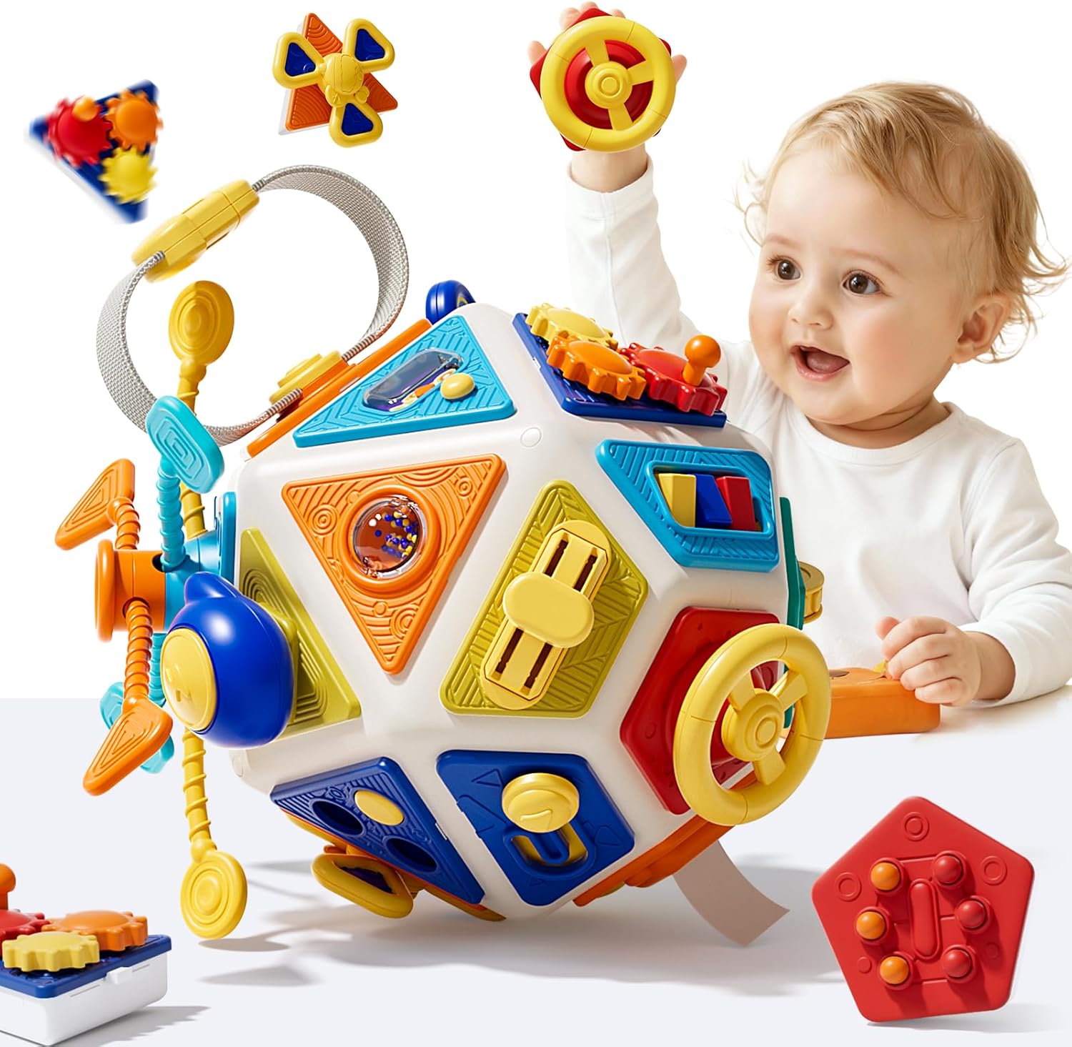 Kids Education Board - Baby Busy Board Aktivitätswürfel Spielzeug Montessori