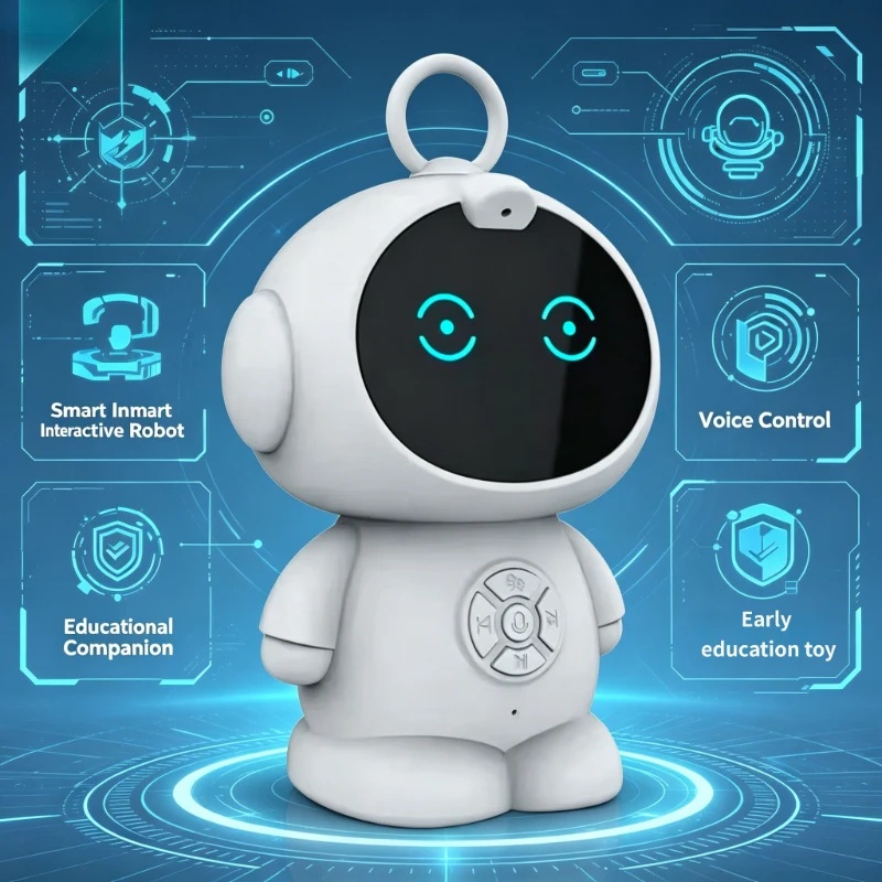 Kids Home Education - Intelligenter KI-Roboter mit WLAN für frühkindliche