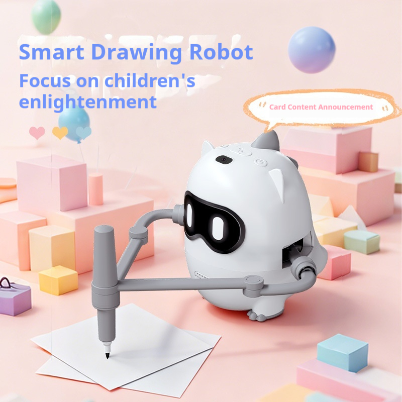 Kids Home Education - Generischer intelligenter Dinosaurier-Zeichenroboter, intelligentes Früherziehungsspielzeug mit