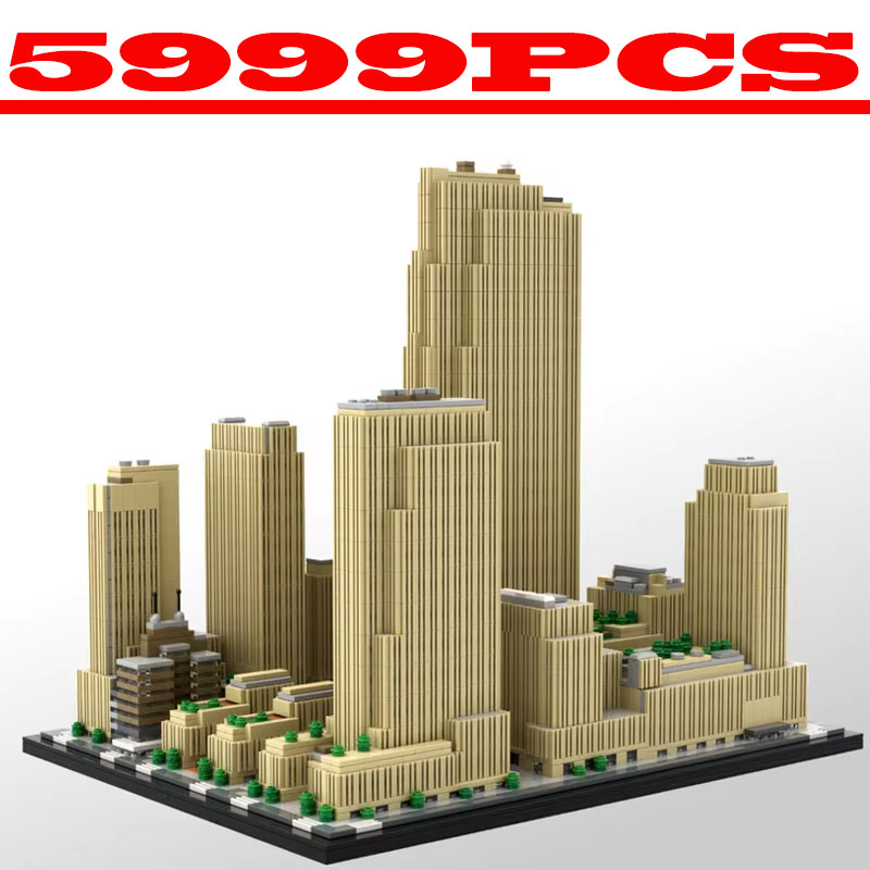 Kids Education Center - Rockefeller Center Bausteine 5999 Teile Wolkenkratzer