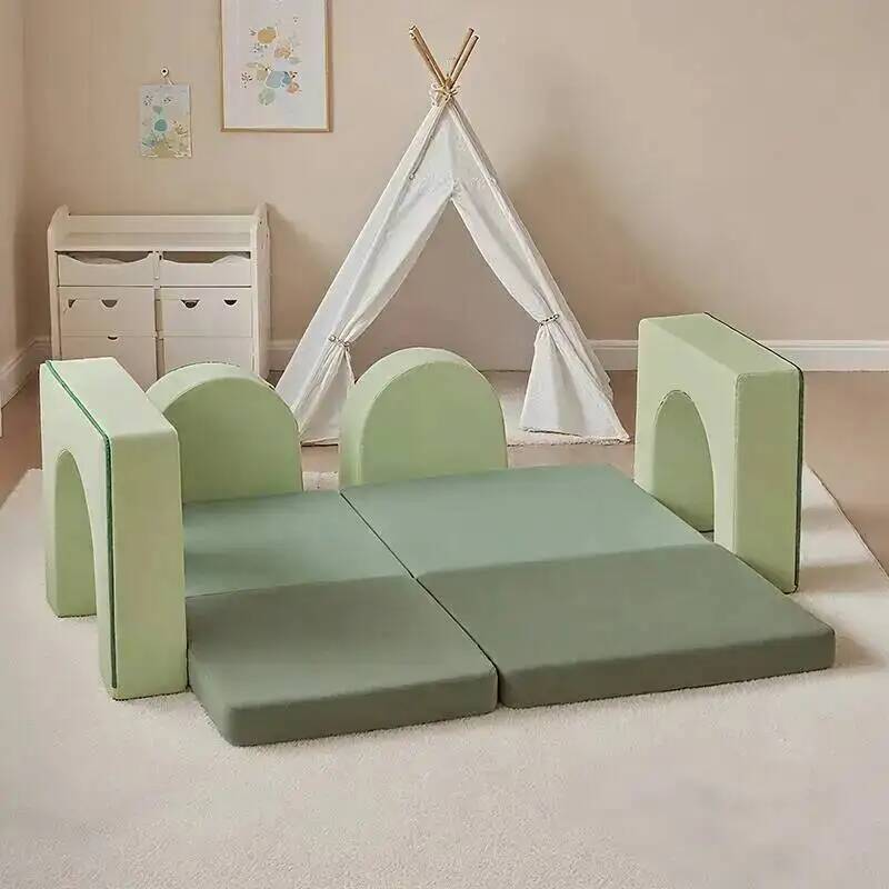 Kids Education Center - Puzzle-Krabbelmatte, Baby-Spielsofa, Frühförderungs-Matte, Frei Kombinierbare Modulare
