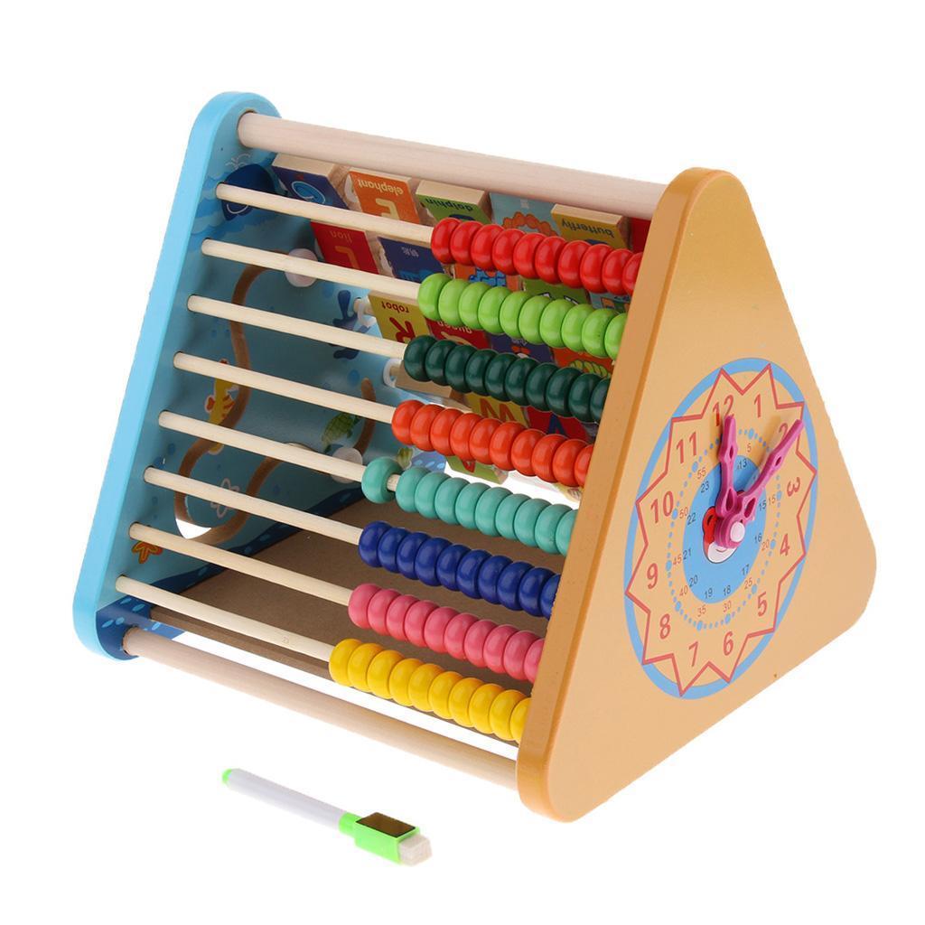 Kids Education Center - Lernspielzeug für Kinder: Hölzerner Alphabet-Abakus, Frühes