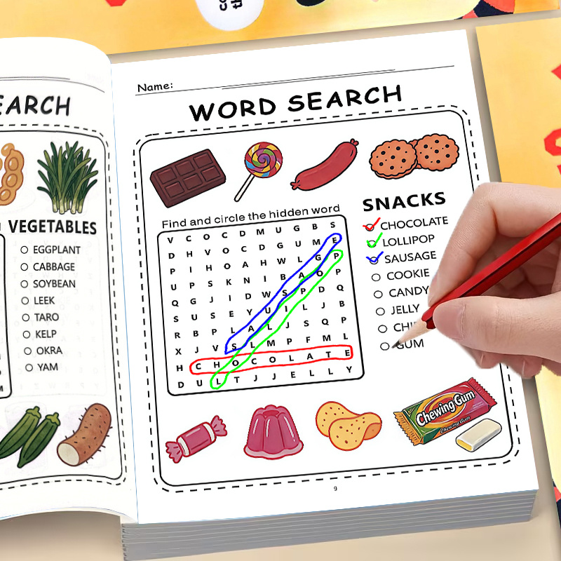 Kids Education Related - Wortfindungs-Buch: Lustige und lehrreiche Wortfindungen für