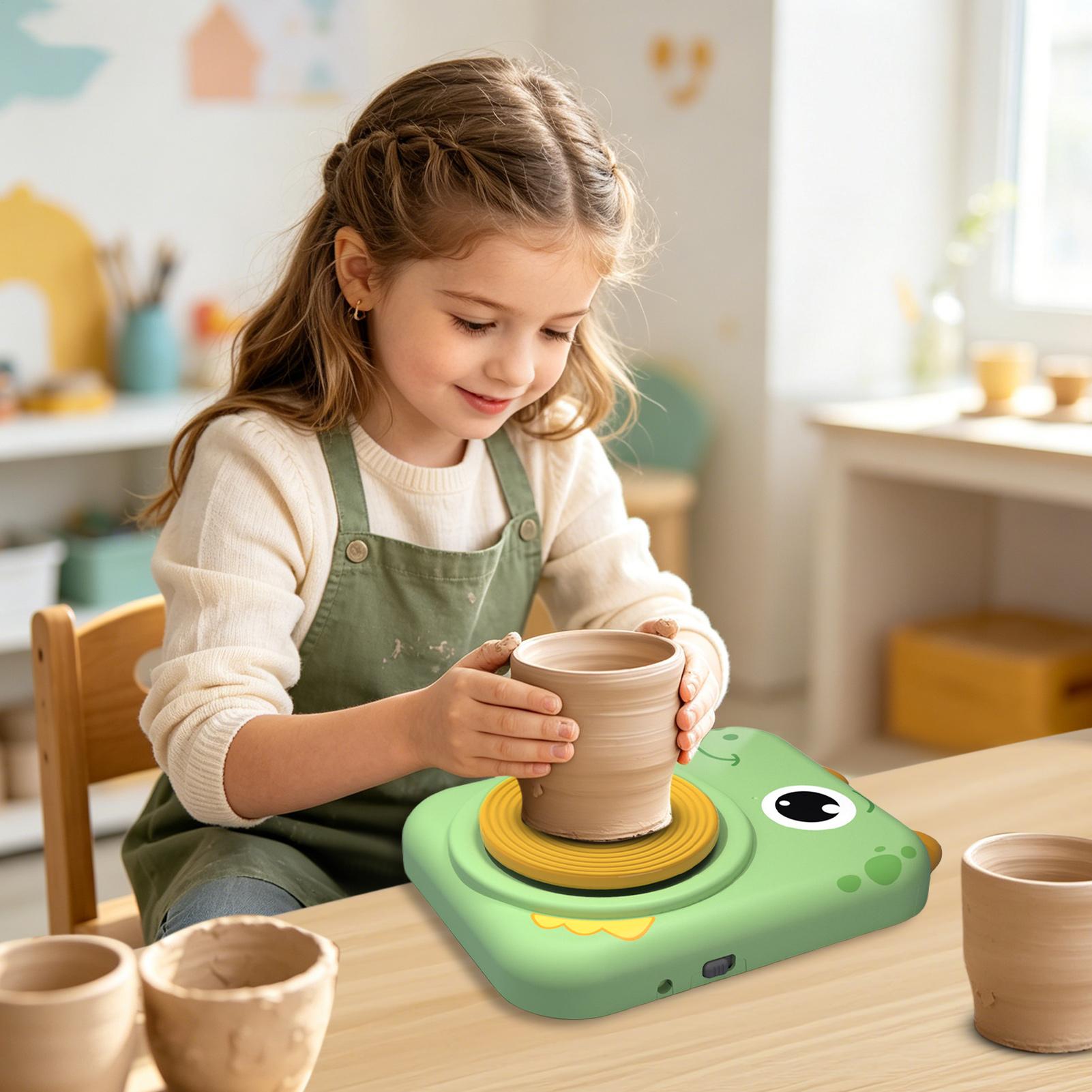 Töpferscheiben-Set für Kinder: – Kids Education Classes Bewertung und Preis