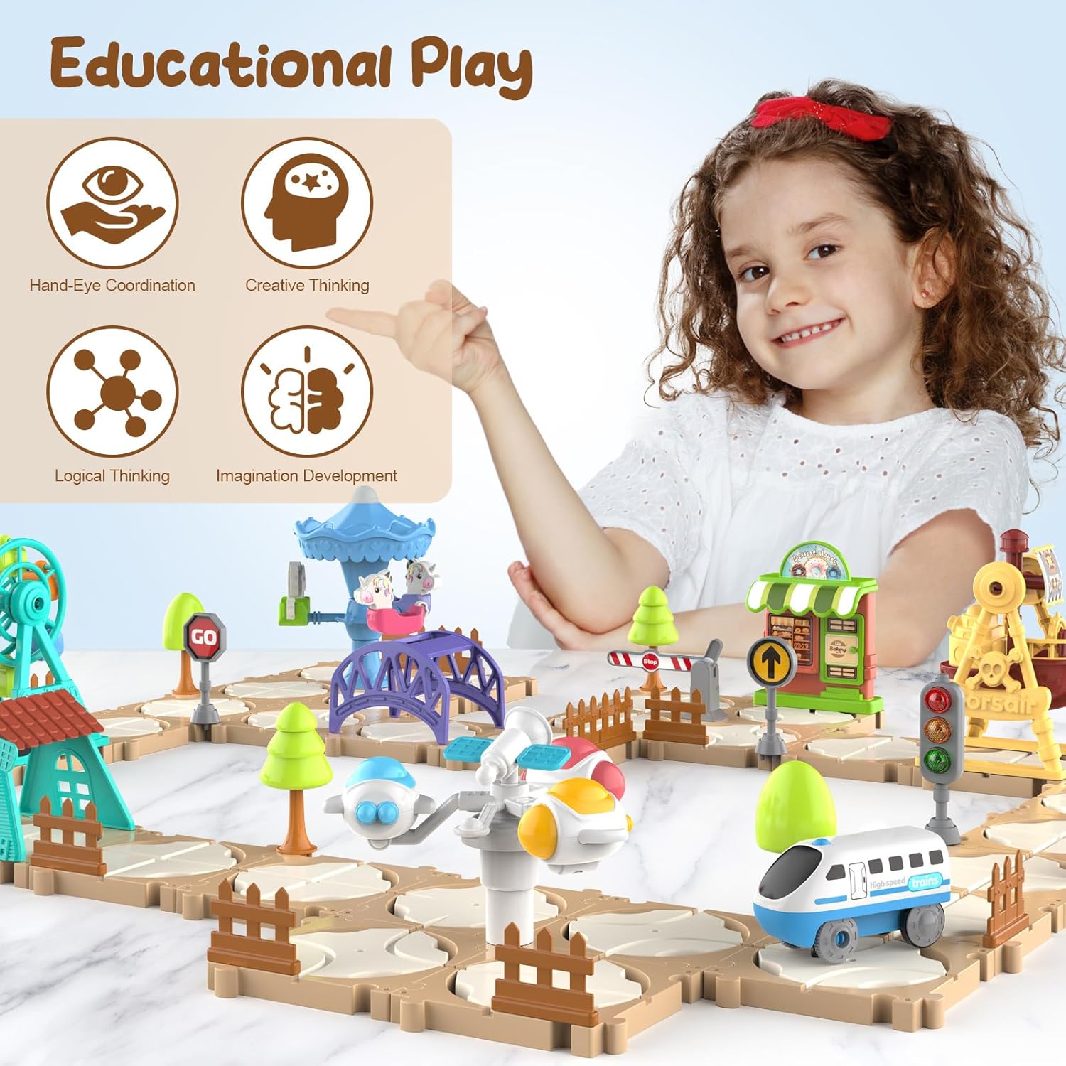 DIY Puzzle-Rennstrecken-Set: Z – Kids Education Board Bewertung und Preis