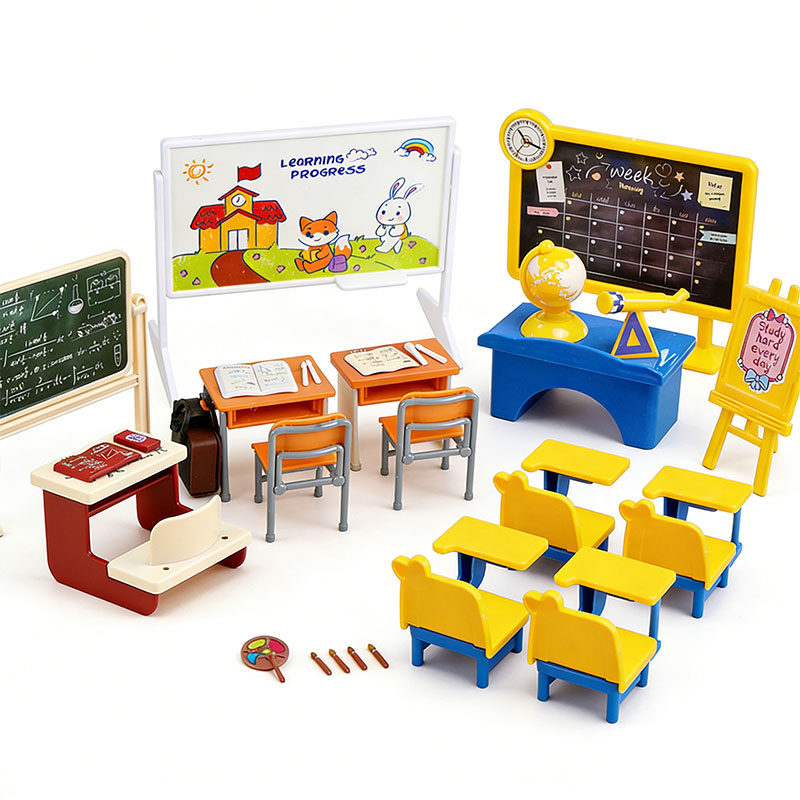Miniatur-Klassenzimmer-Möbelse – Kids Education Classes Bewertung und Preis