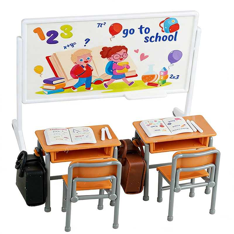 Miniatur-Klassenzimmer-Möbelse – Kids Education Classes Bewertung und Preis