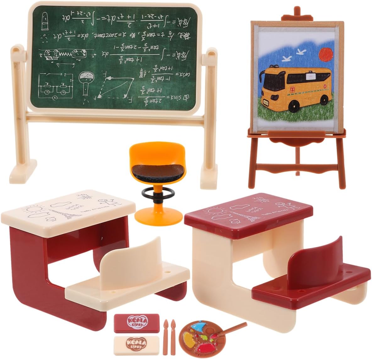 Miniatur-Klassenzimmer-Möbelse – Kids Education Classes Bewertung und Preis