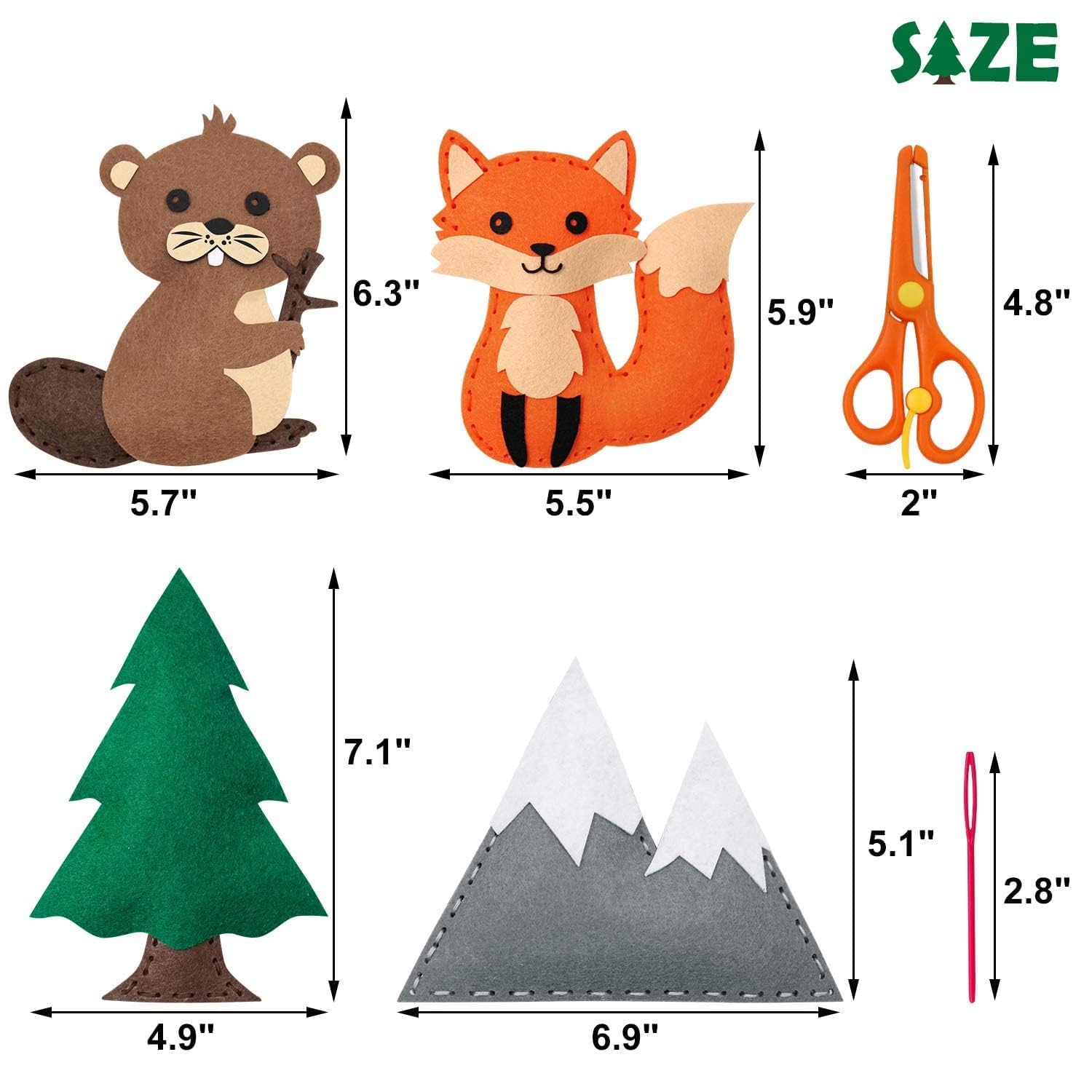 Nähset für Kinder Waldtiere Ba – Kids Education Classes Bewertung und Preis