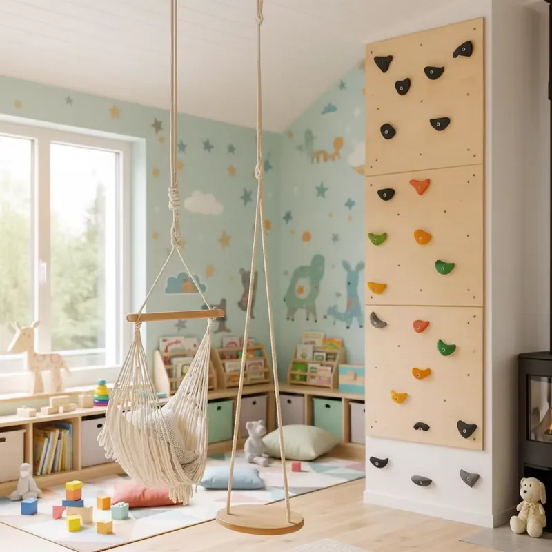 Indoor-Kletterwand für Kinder, – Kids Education Center Bewertung und Preis