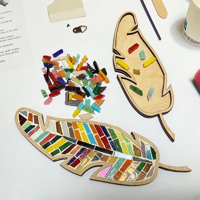 DIY Mosaik-Untersetzer Bunte F – Kids Home Education Bewertung und Preis