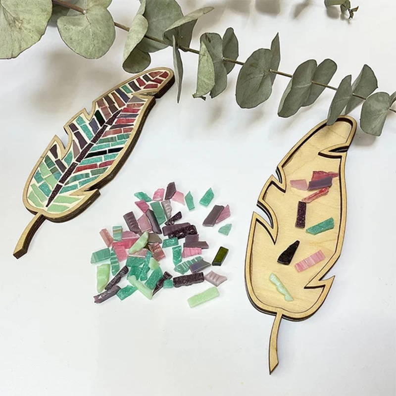 DIY Mosaik-Untersetzer Bunte F – Kids Home Education Bewertung und Preis
