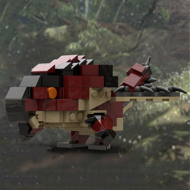 214-teiliges MOC Rathalos Mons – Kids Hunter Education Bewertung und Preis